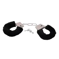 FETISH FANTASY SERIES BEGINNER'S FURRY CUFFS BLACK