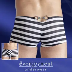 MEN´S PANTS WITH METAL HANDCUFFS