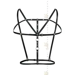 NOIR HANDMADE ECO-LEATHER HARNESS
