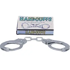 LARGE METAL HANDCUFFS WITH KEYS