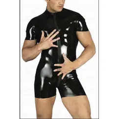 MEN'S VINYL BODYSUIT