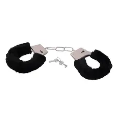 FETISH FANTASY SERIES BEGINNER'S FURRY CUFFS BLACK