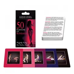 50 POSITIONS OF BONDAGE SEX POSITION CARDS