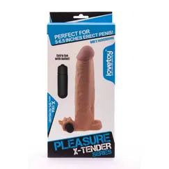 PLEASURE X-TENDER VIBRATING PENIS SLEEVE 4