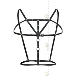 NOIR HANDMADE ECO-LEATHER HARNESS