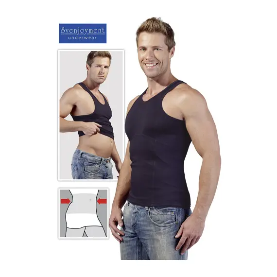 BELLY MINIMISER SHIRT BLACK