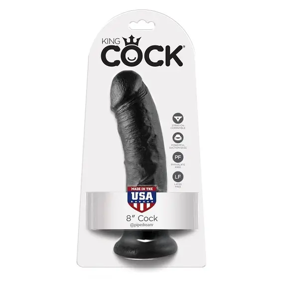 KING COCK 20CM - BLACK