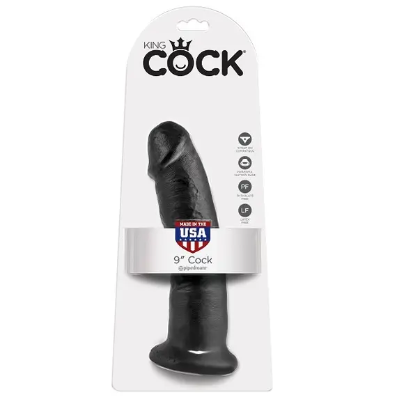 KING COCK 23CM - BLACK