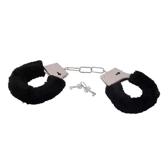FETISH FANTASY SERIES BEGINNER'S FURRY CUFFS BLACK