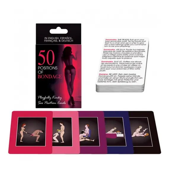 50 POSITIONS OF BONDAGE SEX POSITION CARDS