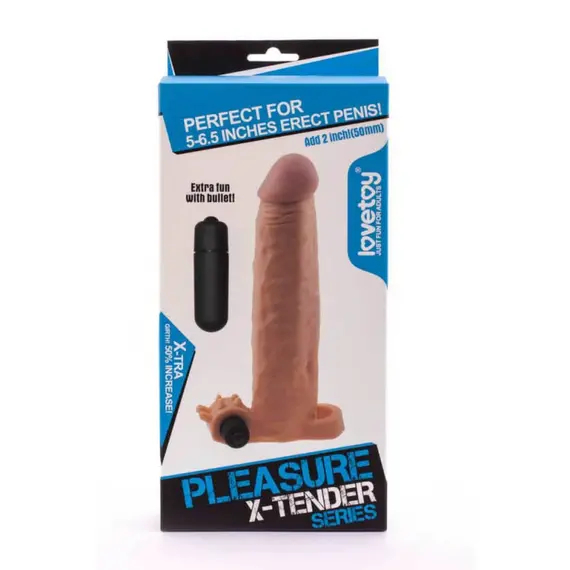 PLEASURE X-TENDER VIBRATING PENIS SLEEVE 4