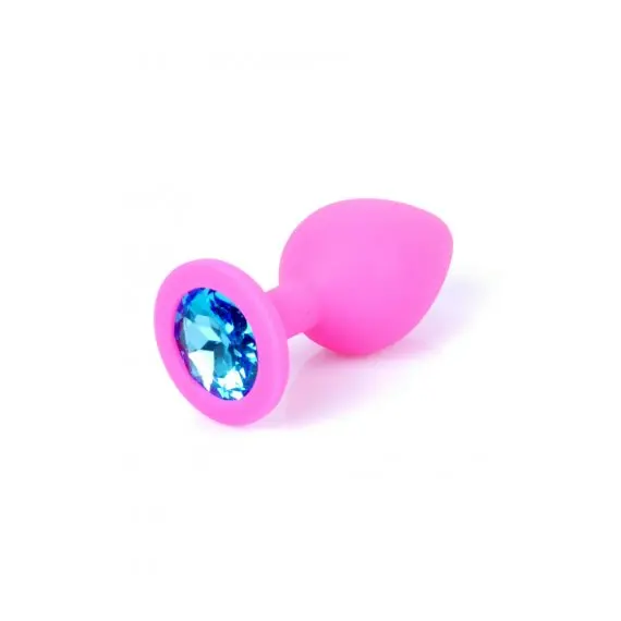 ANAL PLUG MEDIUM PINK BLUE DIAMOND