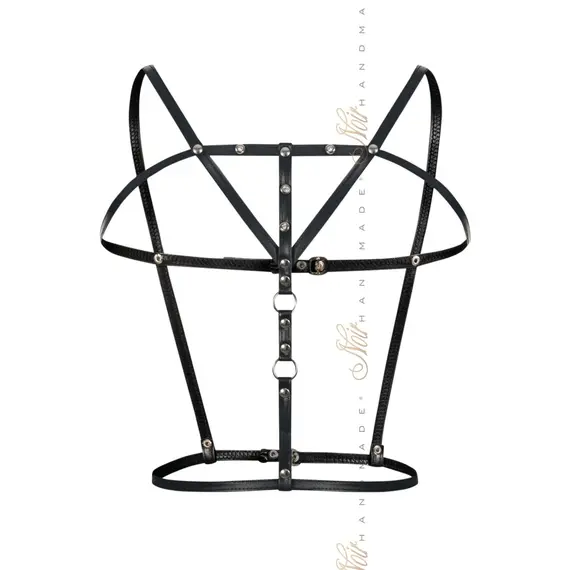 NOIR HANDMADE ECO-LEATHER HARNESS