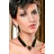VINTAGE GOTHIC BLACK ANGEL NECKLACE