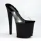 PLEASER TABOO 701 CLEAR/BLACK
