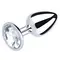 METAL BUTT PLUG BIG WITH CRYSTAL