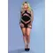DIAMOND NET MINI DRESS