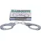 LARGE METAL HANDCUFFS WITH KEYS