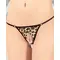 ANIMAL PRINT G STRING WITH STRAS
