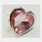 HEART METAL BUTT PLUG BIG WITH CRYSTAL