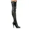 PLEASER SEDUCE-3050 FAUX LEATHER